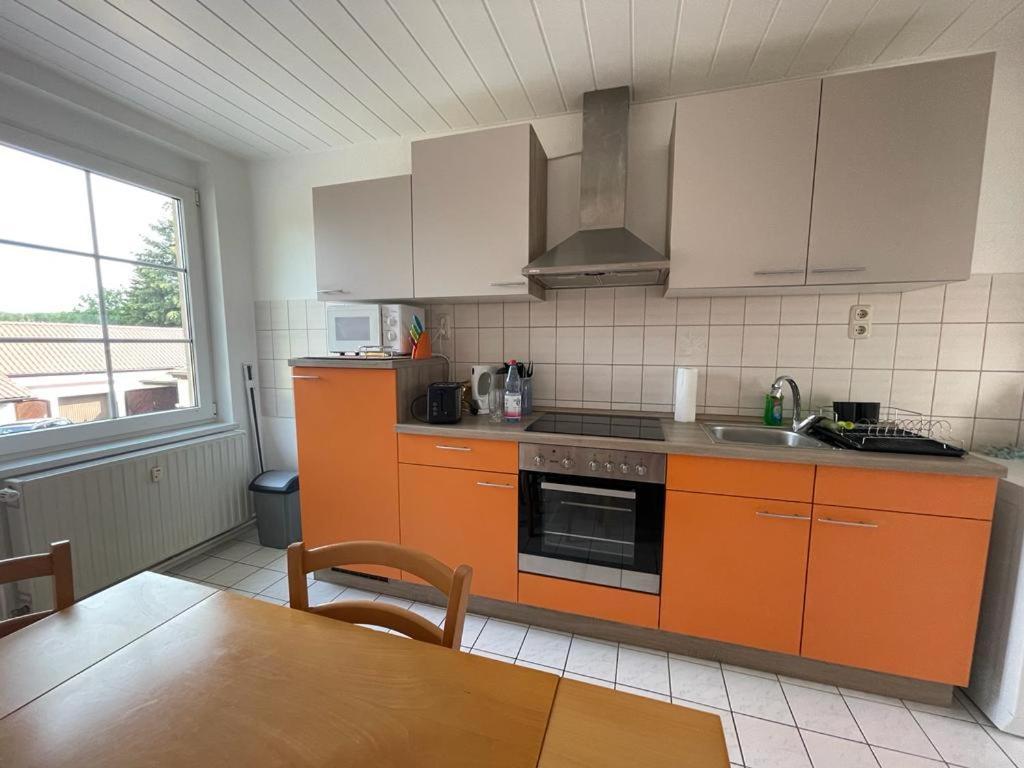 Ferienwohnung Unter Den Linden Halbe Esterno foto